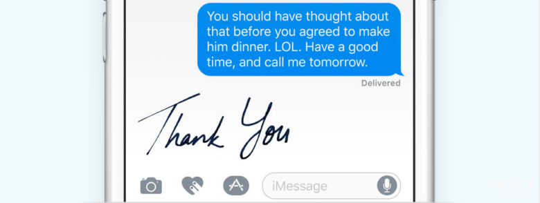 苹果手机怎么发送手写信息（iPhone手机手写体文字的发送技巧）